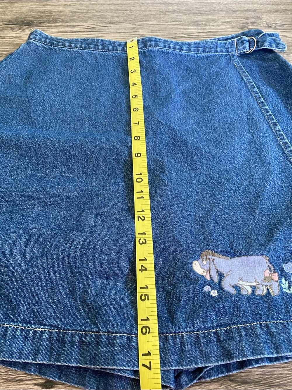 Vintage The Disney Store Eeyor and Tiger Denim Skort Size M - Picture 15 of 16